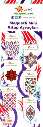 Magnetli Mini Kitap Ayraçları / Tezhip Temalı
