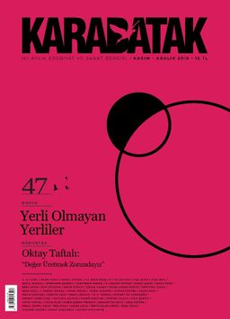 Karabatak İki Aylık Edebiyat ve Sanat Dergisi Kasım-Aralık 2019 Sayı:47