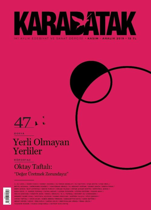 Karabatak İki Aylık Edebiyat ve Sanat Dergisi Kasım-Aralık 2019 Sayı:47