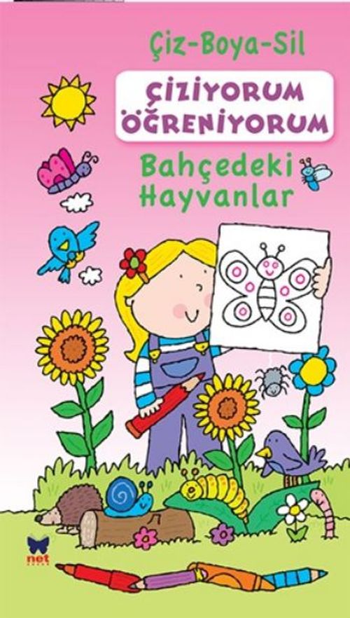 Çiziyorum Öğreniyorum - Bahçedeki Hayvanlar