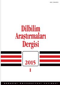 Dilbilim Araştırmaları Dergisi 2015/1