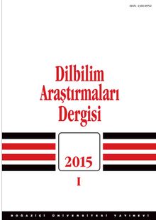Dilbilim Araştırmaları Dergisi 2015/1