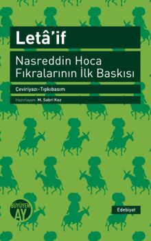Leta'if & Nasreddin Hoca Fıkralarının İlk Baskısı