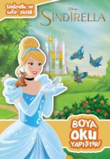 Disney Sindirella ve Safir Yüzük - Boya-Oku-Yapıştır