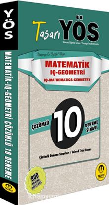 YÖS Matematik - IQ Geometri Çözümlü 10 Deneme 