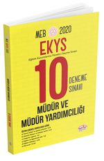 2020 MEB EKYS Müdür ve Müdür Yardımcılığı  10 Deneme Sınavı