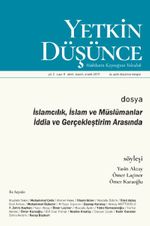 Yetkin Düşünce Sayı:8 Ekim-Kasım-Aralık 2019