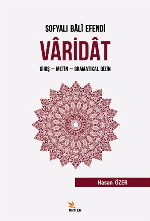 Sofyalı Bali Efendi Varidat & Giriş - Metin - Gramatikal Dizin