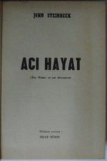 Acı Hayat (Kod:11-C-1)