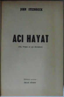 Acı Hayat (Kod:11-C-1)