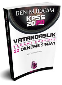 2020 KPSS Vatandaşlık Tamamı Çözümlü 22 Deneme