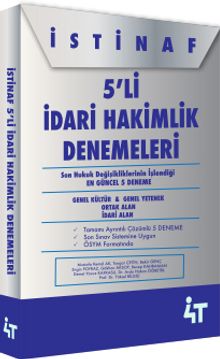 İstinaf 5’li İdari Hakimlik Denemeleri