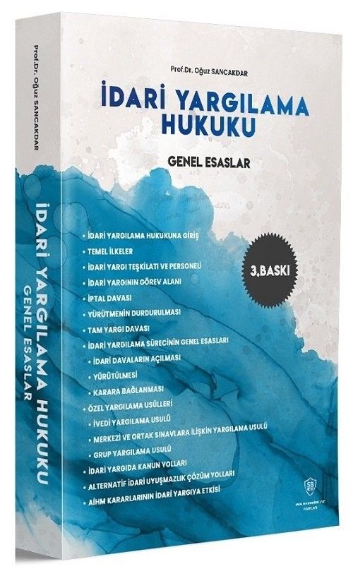 İdari Yargılama Hukuku Genel Esaslar 