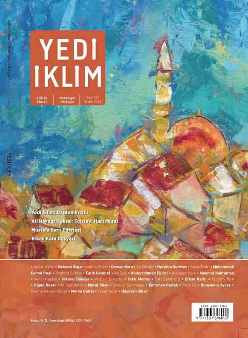 7edi İklim Sayı:357 Aralık 2019 Kültür Sanat Medeniyet Edebiyat Dergisi