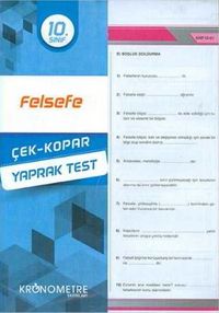 10. Sınıf Felsefe Yaprak Test 