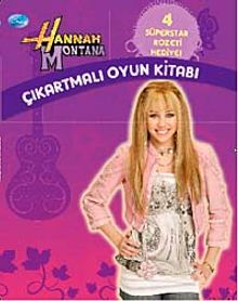Çıkartmalı Oyun Kitabı-Hannah Montana
