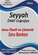 2020 ÖABT SEYYAH Coğrafya Soru Bankası Çözümlü 