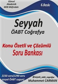 2020 ÖABT SEYYAH Coğrafya Soru Bankası Çözümlü 