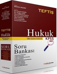 2020 KPSS A Grubu Teftiş Hukuk Çözümlü Soru Bankası