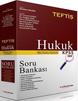 2020 KPSS A Grubu Teftiş Hukuk Çözümlü Soru Bankası