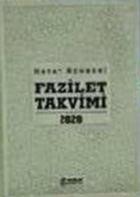 2020 Fazilet Takvimi Yurtiçi 1. Bölge Ciltli Takvim-Lüks (14x18)