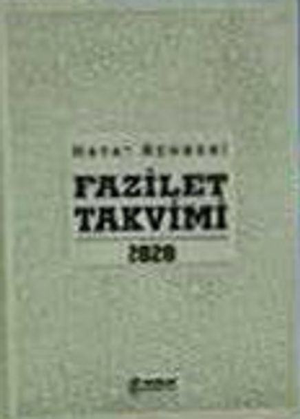 2020 Fazilet Takvimi Yurtiçi 1. Bölge Ciltli Takvim-Lüks (14x18)