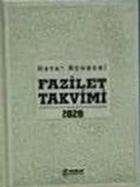 2020 Fazilet Takvimi Yurtiçi 3. Bölge Ciltli Takvim-Lüks (10x14)