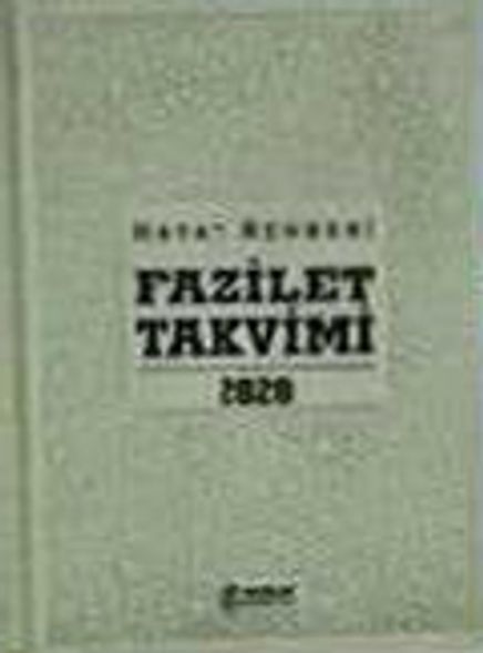 2020 Fazilet Takvimi Yurtiçi 4. Bölge Ciltli Takvim-Lüks (10x14)