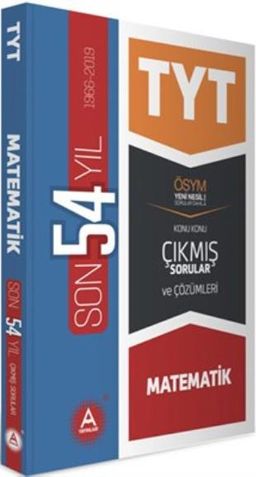 YKS TYT Son 54 Yıl Matematik Konu Konu Tamamı Çözümlü Çıkmış Sorular