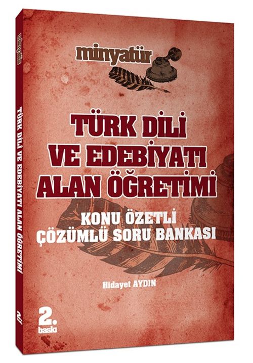 2020 ÖABT Minyatür Türk Dili ve Edebiyatı Alan Öğretimi Konu Özetli Soru Bankası Çözümlü 