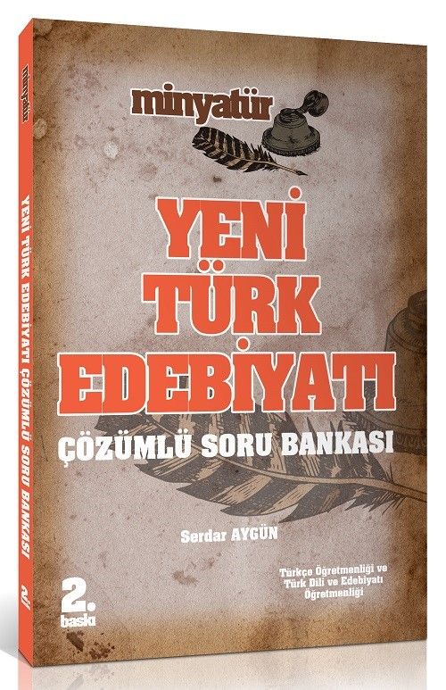 2020 ÖABT Minyatür Yeni Türk Edebiyatı Soru Bankası Çözümlü 
