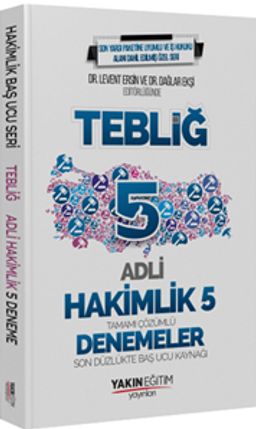 Adli Hakimlik Tebliğ 5 Deneme 