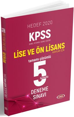 2020 KPSS Lise ve Önlisans Tamamı Çözümlü 5 Deneme