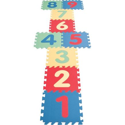 Pilsan Polietilen Rakamlı Sek Sek Yer Karosu 300x300x7 mm(03436)