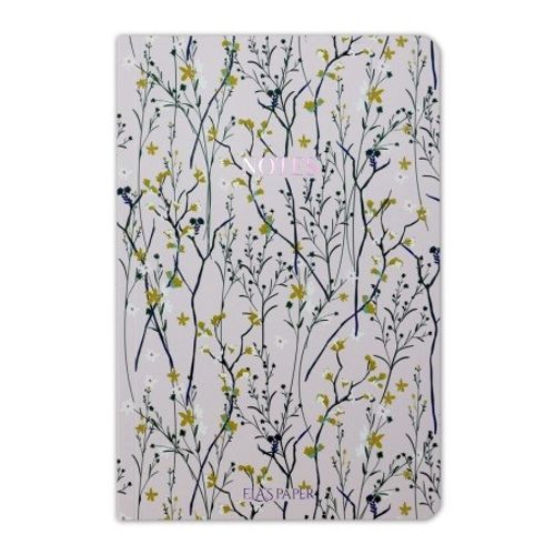 Floral Çizgili Twins  (2 Defter Takım)