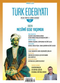 Türk Edebiyatı Aylık Fikir ve Sanat Dergisi Sayı: 554 Aralık 2019