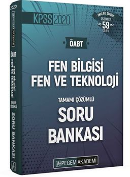 2020 KPSS ÖABT Fen Bilimleri Fen ve Teknoloji Tamamı Çözümlü Soru Bankası Seti (4 Kitap)