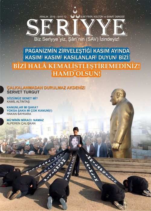 Seriyye İlim, Fikir, Kültür ve Sanat Dergisi Sayı:12 Aralık 2019