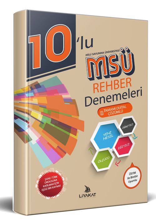 10'lu MSÜ Rehber Denemeleri  2020 Alımlarına Özel Hazırlık Tamamı Dijital Çözümlü