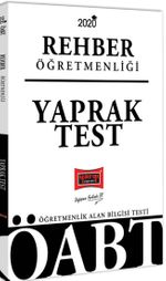 2020 ÖABT Rehber Öğretmenliği Yaprak Test
