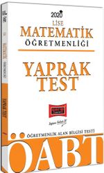 2020 ÖABT Lise Matematik Öğretmenliği Yaprak Test