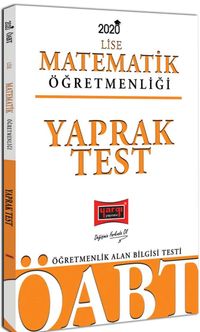 2020 ÖABT Lise Matematik Öğretmenliği Yaprak Test