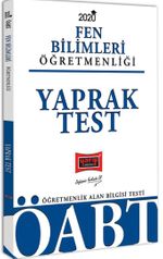 2020 ÖABT Fen Bilimleri Öğretmenliği Yaprak Test