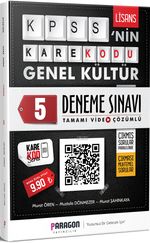 2020 KPSS'nin KareKodu Genel Kültür Tamamı Video Çözümlü 5 Deneme Sınavı
