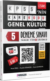 2020 KPSS’nin KareKodu Genel Kültür Tamamı Video Çözümlü 5 Deneme Sınavı