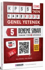 2020 KPSS'nin KareKodu Genel Yetenek Tamamı Video Çözümlü 5 Deneme Sınavı 