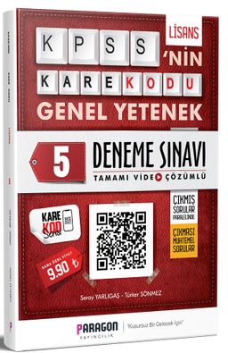 2020 KPSS’nin KareKodu Genel Yetenek Tamamı Video Çözümlü 5 Deneme Sınavı 