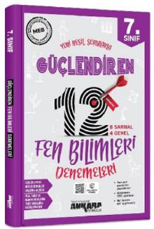 7. Sınıf Güçlendiren Fen Bilimleri 12 Deneme Sınavı