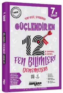 7. Sınıf Güçlendiren Fen Bilimleri 12 Deneme Sınavı - Kolektif