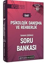 2020 KPSS ÖABT Psikolojik Danışma ve Rehberlik Tamamı Çözümlü Soru Bankası